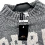 Divided Sweter Szary Z Napisem S 36 EU - zdjęcie 2