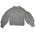 Divided Sweter Szary Z Napisem S 36 EU - zdjęcie 3