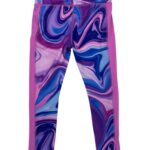 Dunnes Stores Legginsy Sportowe Dziewczęce Wzorzyste 104 110 CM 4 5 LAT - zdjęcie 3