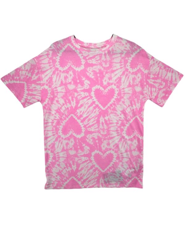 Dunnes Stores Koszulka Dziewczęca Różowa Tie-Dye 84 86 CM
