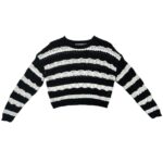 Primark Sweter Damski Czarno Biały XS 34 EU