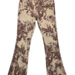 PrettyLittleThing Damskie Beżowe Spodnie Wzorzyste XS 34 EU - zdjęcie 1