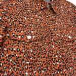 PrettyLittleThing Koszula Damska Pomarańczowa Panterka XXS 32 EU - zdjęcie 2