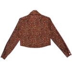 PrettyLittleThing Koszula Damska Pomarańczowa Panterka XXS 32 EU - zdjęcie 3