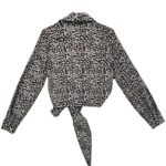 PrettyLittleThing Koszula Damska Czarna W Panterke XXS 32 EU - zdjęcie 3