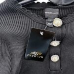 River Island Czarny Sweter Z Ozdobnymi Guzikami M 38 EU - zdjęcie 2