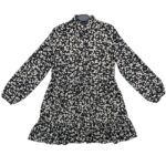 New Look Sukienka Koszulowa Czarna Wzorzysta L 40 EU
