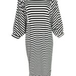 Papaya Sukienka Midi W Paski L 40 EU - zdjęcie 1