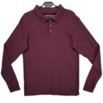 French Connection Koszulka Polo Męska Bordowa L 40 EU - zdjęcie 1