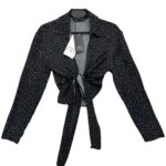 Zara Koszula Damska Czarna W Kropki XS 36 EU
