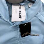 Collusion Kurtka Bikerowa Niebieska L 40 EU - zdjęcie 3