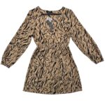 New Look Sukienka Petite Wzór Zwierzęcy M 38 EU