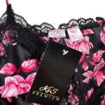 Esmara Lingerie Koszula Nocna Koronka Czarna W Kwiaty XL 42 EU - zdjęcie 2