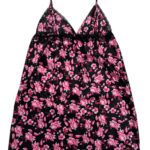 Esmara Lingerie Koszula Nocna Koronka Czarna W Kwiaty XL 42 EU - zdjęcie 3