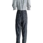 Lipsy London Kombinezon Damski Wzór Czarno Białe Serca M 38 EU - zdjęcie 2