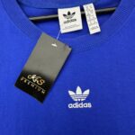 Adidas Koszulka T-shirt Męski Niebieski Logo XXL - zdjęcie 2