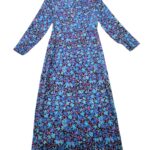 Zara SukienkaDamska Długa W Kwiaty XS 34 EU - zdjęcie 3