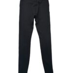 HM Legginsy Damskie Czarne Prążkowane S 36 EU - zdjęcie 2