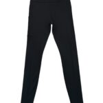 HM Legginsy Damskie Czarne Prążkowane S 36 EU - zdjęcie 1