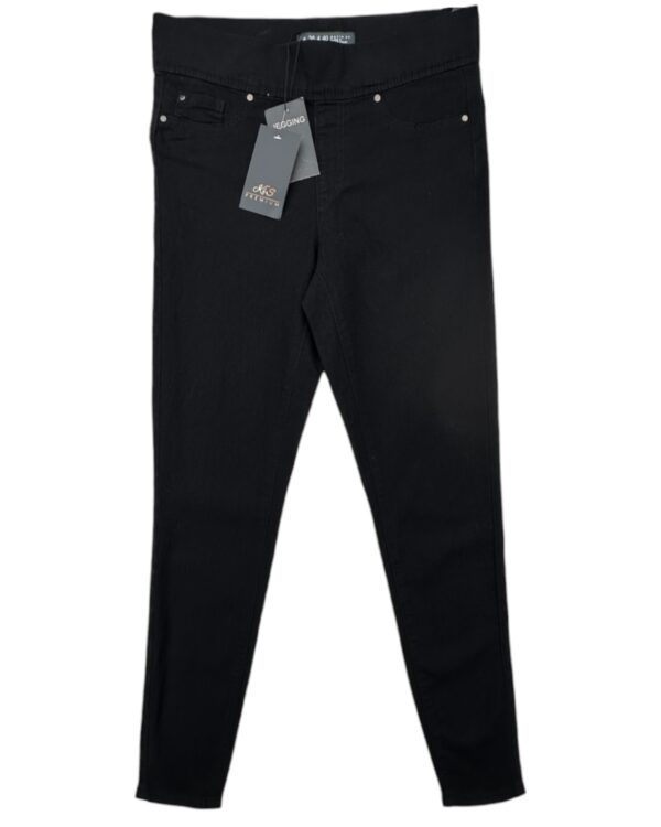 Denim Co Damskie Jegginsy Czarne Elastyczne S 36 EU