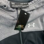 Under Armour Bluza Młodzieżowa Kaptur ColdGear YLG Szaro Czarna L - zdjęcie 2