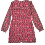 Topshop Sukienka Kwiaty Falbany Długi Rękaw XL 42 EU - zdjęcie 3