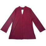 George Tunika Damska Bordowa XXXL 46 EU - zdjęcie 2