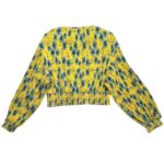 Topshop Koszulka Damska Żółta W Kwiaty 44 EU - zdjęcie 3