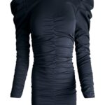 Misspap Czarna Sukienka Mini Bufiaste M 38 EU - zdjęcie 1