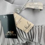 Paul Costelloe Plisowana Spódnica Szara Midi M 40 42 EU - zdjęcie 2