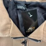 Boohoo Kurtka Króka Beżowa Damska XXL 44 EU - zdjęcie 2