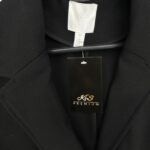 HM Płaszcz Damski Czarny Elegancki - zdjęcie 2