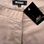Missguided Spodnie Damskie Beżowe Eleganckie M 38 EU - zdjęcie 2
