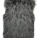 Kamizelka Dziecięca Futrzana Szara 10 11 Lat 146 CM - zdjęcie 3