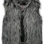 Kamizelka Dziecięca Futrzana Szara 10 11 Lat 146 CM - zdjęcie 1