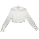 Bershka Damska Koszula Biała Elegancka S 36 EU - zdjęcie 3