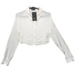 Bershka Damska Koszula Biała Elegancka S 36 EU - zdjęcie 1