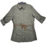 Primark Damska Koszula Tunika Bawełniana Khaki XXL 44 EU - zdjęcie 1