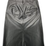 Gallery Damska Spódnica Skórzana Czarna L 40 EU - zdjęcie 3