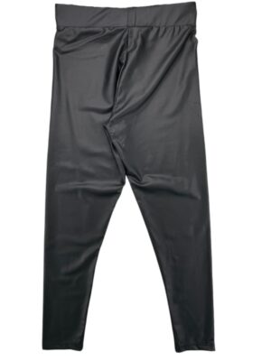 Topshop Damskie Legginsy Skórzane Czarny L 40 EU - zdjęcie 3
