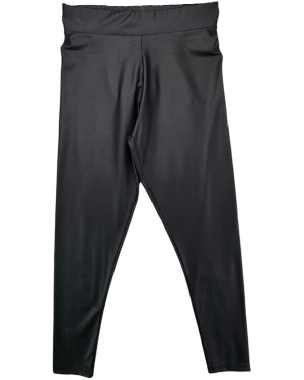 Topshop Damskie Legginsy Skórzane Czarny L 40 EU