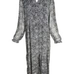 FOIL Sukienka Maxi Długi Rękaw XL 42 EU - zdjęcie 1