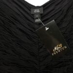 River Island Czarna Sukienka Marszczona M 38 EU - zdjęcie 2