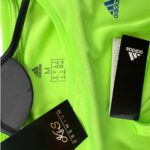 Adidas Koszulka Sportowa Neonowa M 38 EU - zdjęcie 2