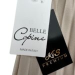 Belle Copine Beżowa Plisowana Spódnica One Size - zdjęcie 2