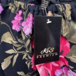 Lipsy London Sukienka Czarna W Kwiaty XXL 44 EU - zdjęcie 2