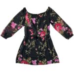 Lipsy London Sukienka Czarna W Kwiaty XXL 44 EU - zdjęcie 3