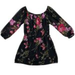 Lipsy London Sukienka Czarna W Kwiaty XXL 44 EU - zdjęcie 1