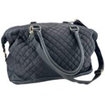 New Look Torba Podróżna Pikowana Czarna - zdjęcie 1