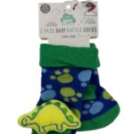 Skarpetki Niemowlęce z Grzechotką Dinozaur 0-12M - zdjęcie 2